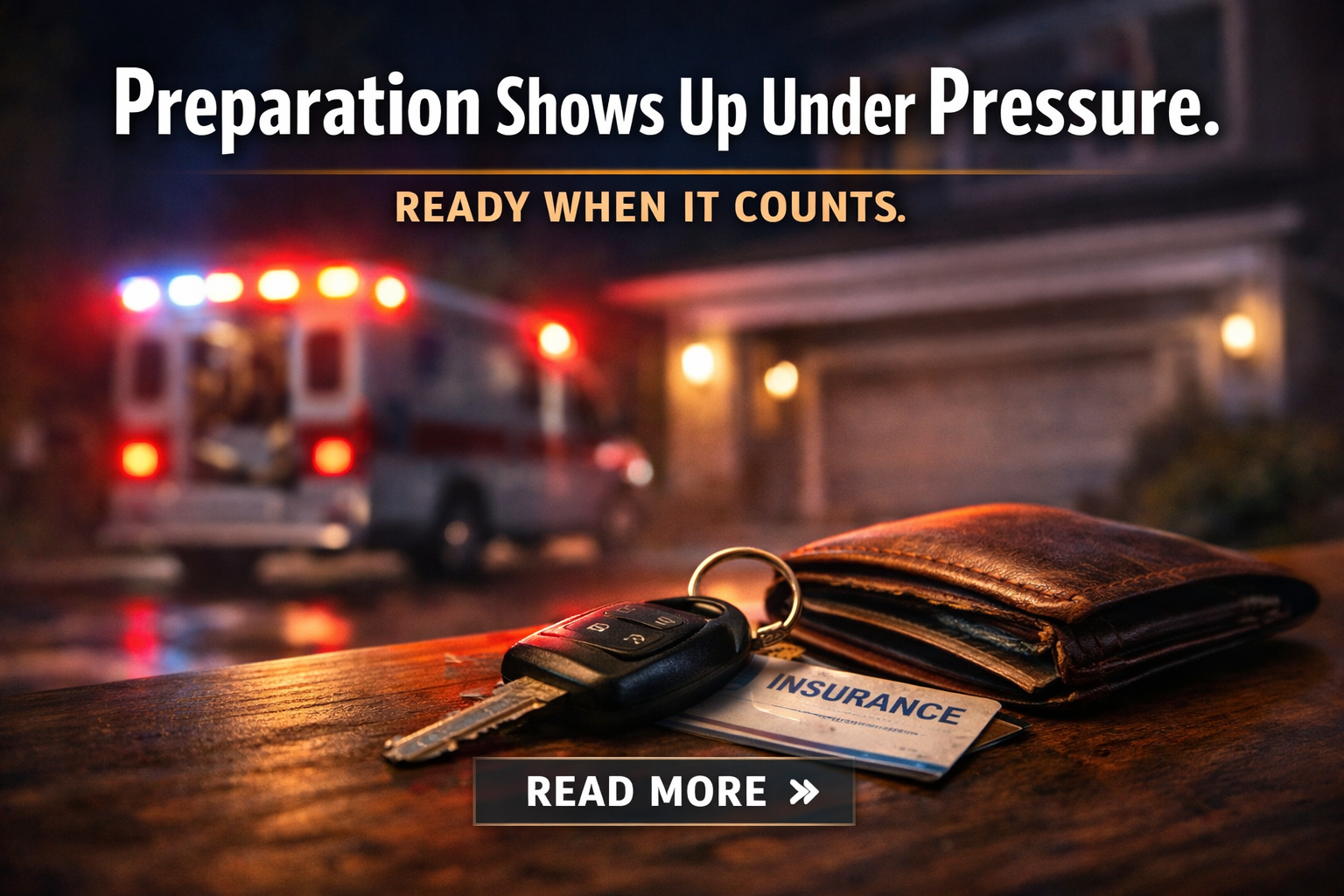 Preparation shows up under pressure